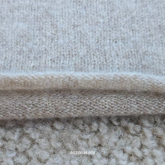 NWOT J. Crew Cashmere Wrap Heather Stone - Picture 8 of 15